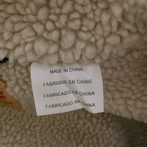 Levis Sherpa jacket dark wash denim Excellent condition Size XXL - Picture 7 of 10